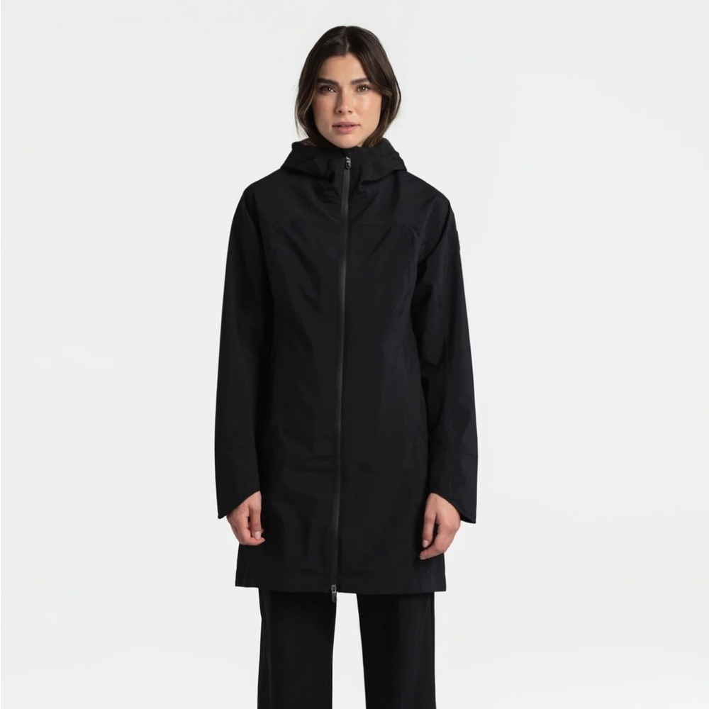 NWOT Lole Element Long Rain Jacket Waterproof Classic Chic